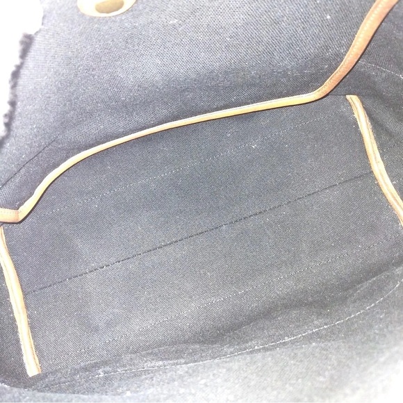 Celine Triomphe Canvas Leather Tan Shoulder Bag - Picture 7 of 8